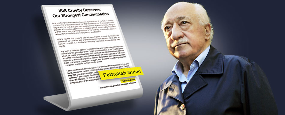 ABŞ qəzetlərində Fəthullah Gülən Xocaəfəndinin İŞİD-lə əlaqədar məqaləsi dərc edilib